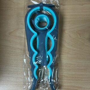 Blue and Teal Jar and Bottle Opener